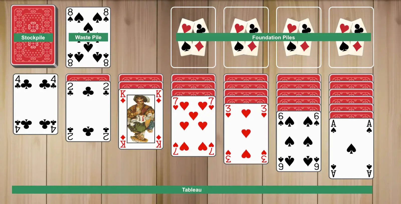 Tripeaks solitaire